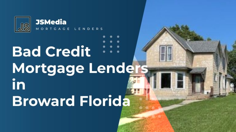 Mortgage Lenders Who Work With Bad Credit