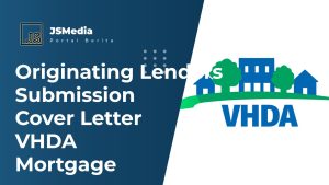 Originating Lenders Submission Cover Letter VHDA Mortgage